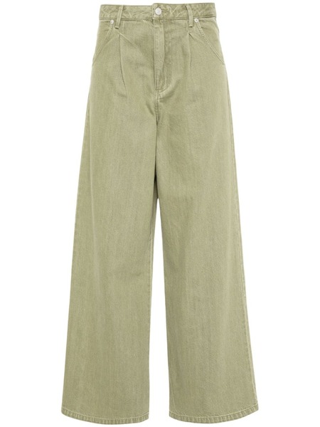  Officine Generale Moena High-rise Wide Leg Jeans - Green 