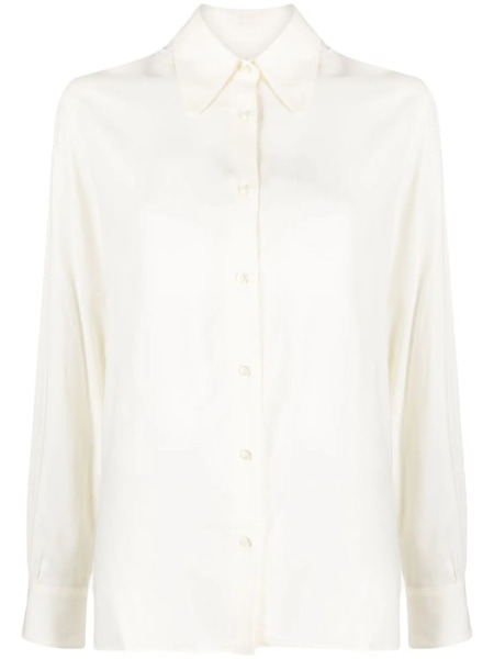  Officine Generale Pointed-collar Button-up Shirt - Neutrals 