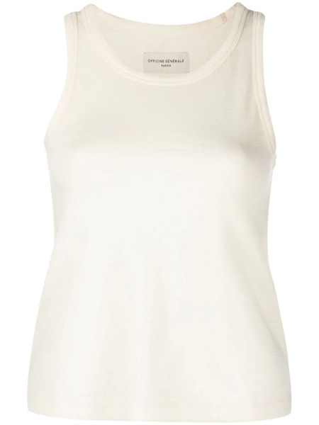  Officine Generale Sleeveless Knitted Top - Neutrals 