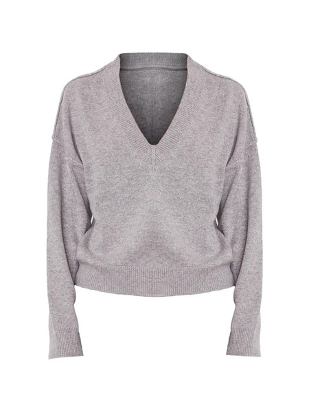  Officine Generale V-neck Sweater - Grey 