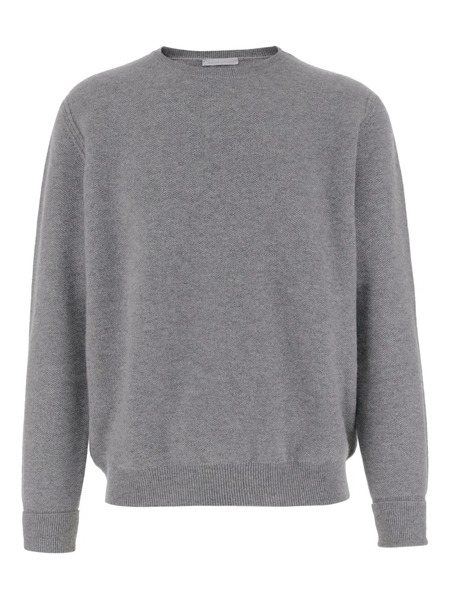  Oliver Lattughi Crew-neck Ribbed Sweater - Grey 