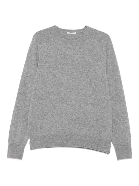  Oliver Lattughi Round-neck Ribbed-cuff Sweater - Grey 