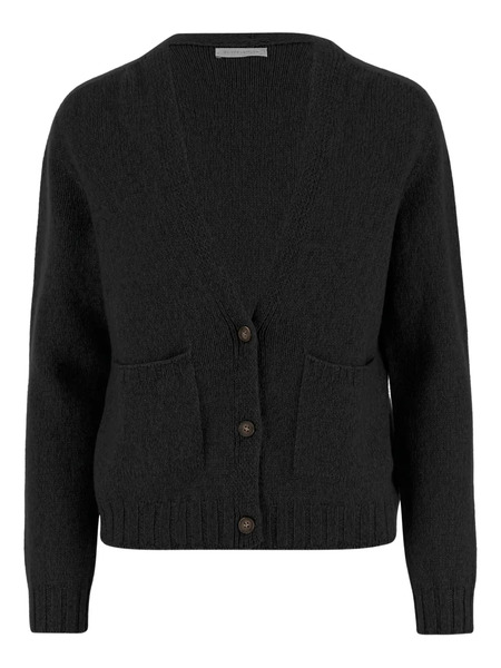  Oliver Lattughi V-neck Pocket Cardigan - Black 