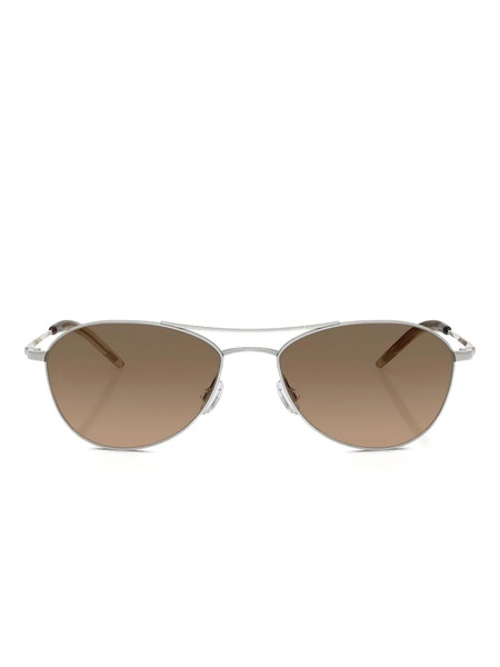  Oliver Peoples Aero Ii Sunglasses - Silver 
