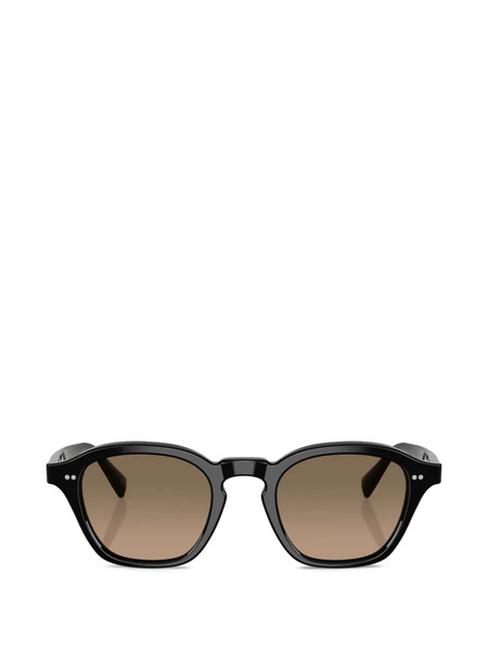  Oliver Peoples Eyles Round-frame Sunglasses - Black 
