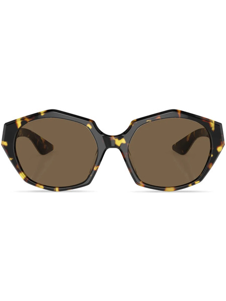  Oliver Peoples Geometric-frame Tinted Sunglasses - Green 