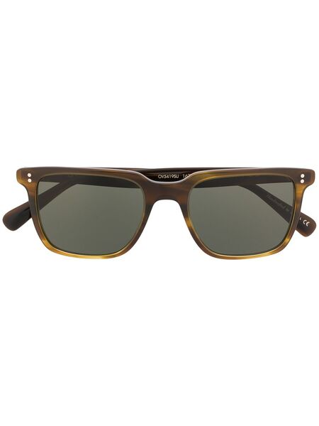  Oliver Peoples Lachman Polarized Sunglasses - Brown 