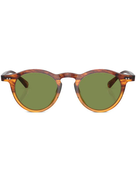  Oliver Peoples Op-13 Round-frame Sunglasses - Brown 