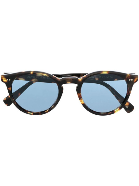  Oliver Peoples Romare Round-frame Sunglasses - Brown 