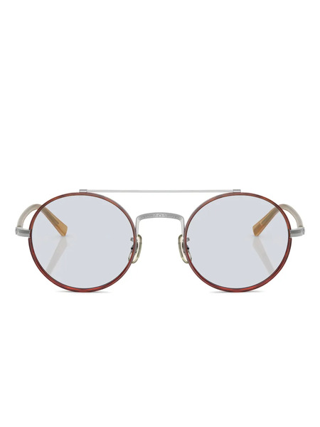  Oliver Peoples Round-frame Glasses - Brown 