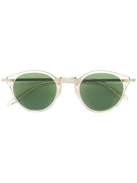  Oliver Peoples Round Shaped Sunglasses - Metallic 
