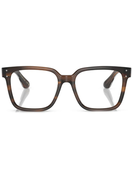  Oliver Peoples Square-frame Glasses - Brown 