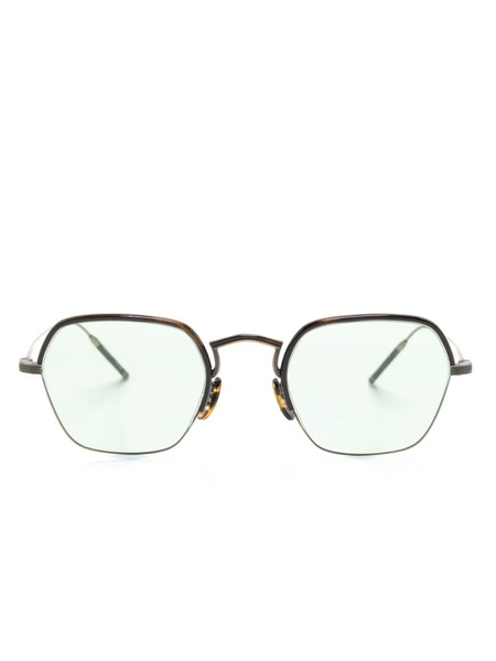  Oliver Peoples Square-frame Glasses - Brown 