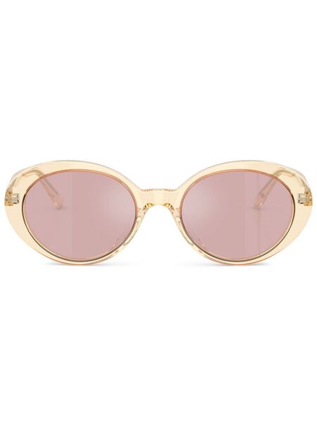  Oliver Peoples Transparent Round-frame Sunglasses - Yellow 
