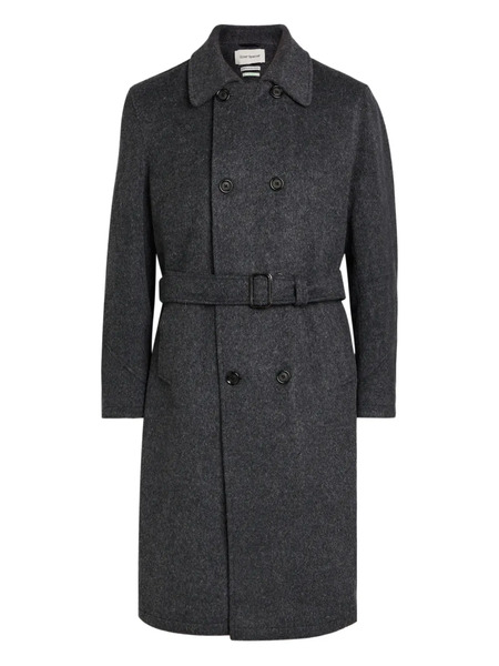  Oliver Spencer Belted Double-breasted Coat - Grey 