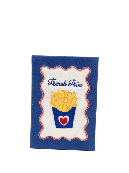  Olympia Le-tan French Fries Clutch Bag - Blue 