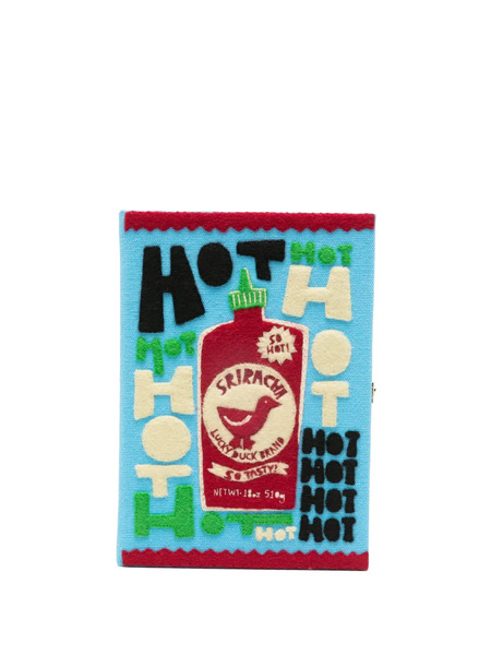  Olympia Le-tan Graphic-appliqué Mini Bag - Blue 