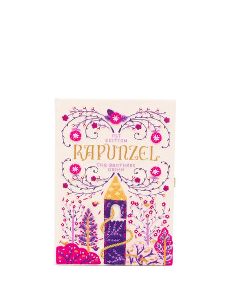  Olympia Le-tan 'rapunzel' Floral Mini Bag - Neutrals 