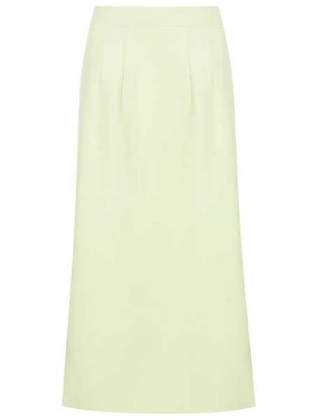  Olympiah Fenda Side-slit Midi Skirt - Green 