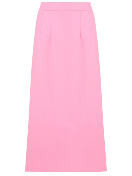  Olympiah Fenda Side-slit Midi Skirt - Pink 