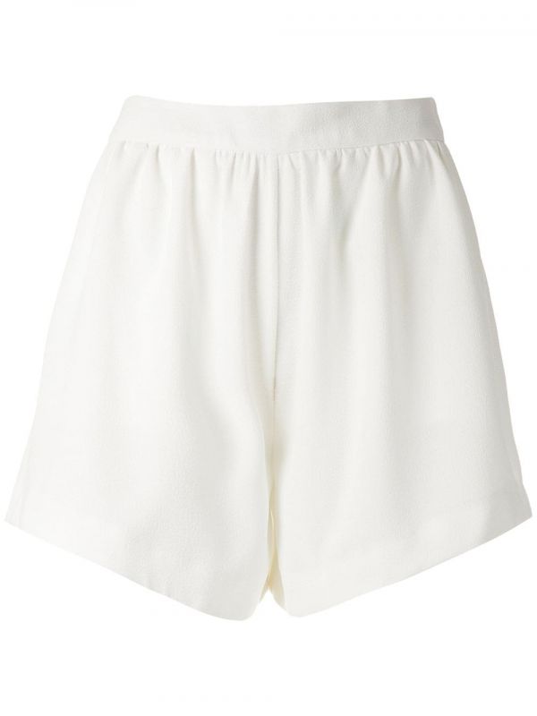  Olympiah Genet Gathered Shorts - White 
