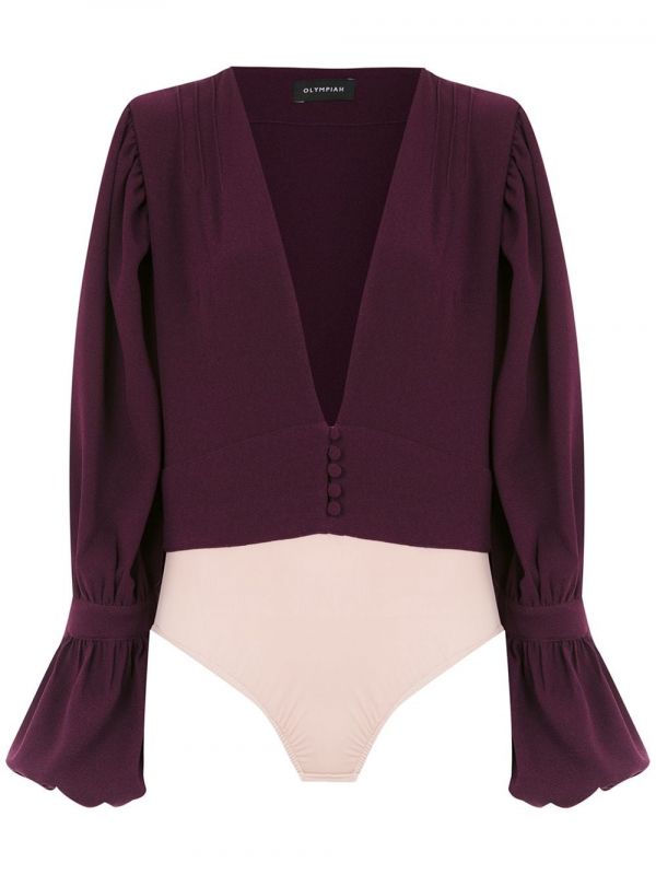  Olympiah Imperio Bodysuit - Red 