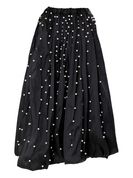  Olympiah Pearl-embellished Maxi Skirt - Black 