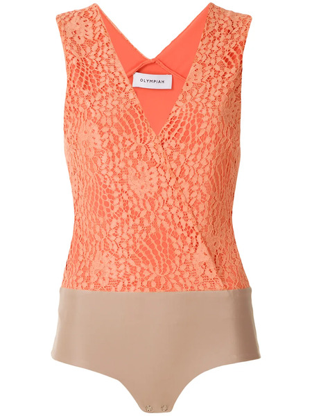  Olympiah Petale Lace Bodysuit - Orange 