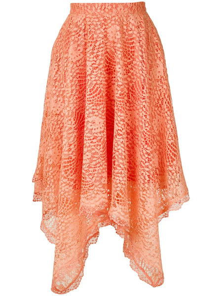  Olympiah Petale Lace Skirt - Orange 