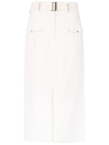  Olympiah Roma Midi Skirt - White 