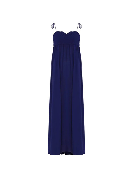 Olympiah Ruched Tie-strap Dress - Blue 