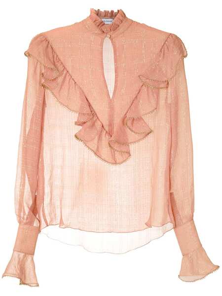  Olympiah Versailles High Neck Shirt - Neutrals 