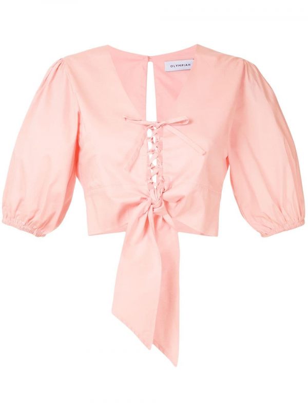  Olympiah Viorne Cropped Top - Pink 