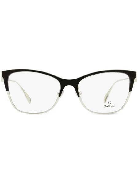  Omega Eyewear Butterfly-frame Glasses - Black 