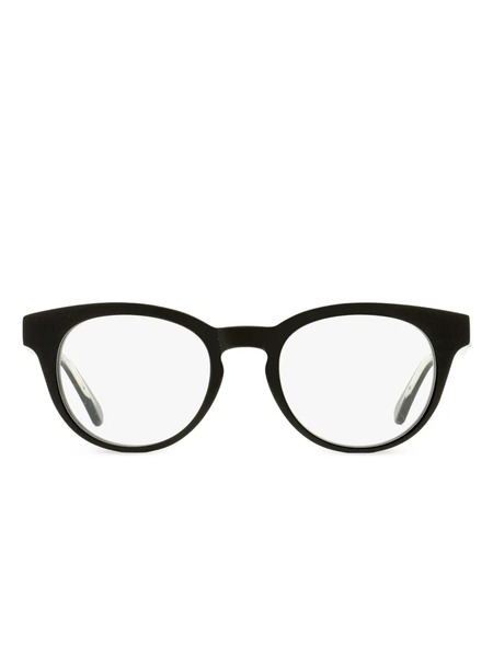 Omega Eyewear Pantos-frame Glasses - Black 
