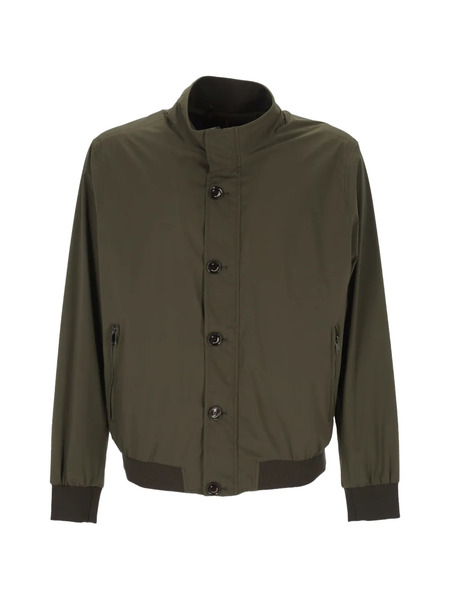  On The Bund Button-front Bomber Jacket - Green 