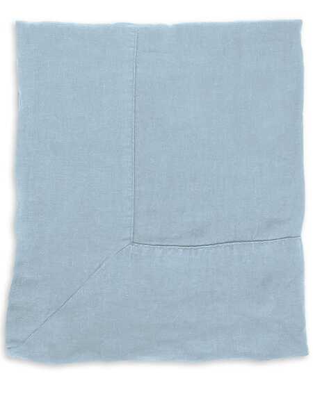  Once Milano Rectangular Linen Tablecloth - Blue 