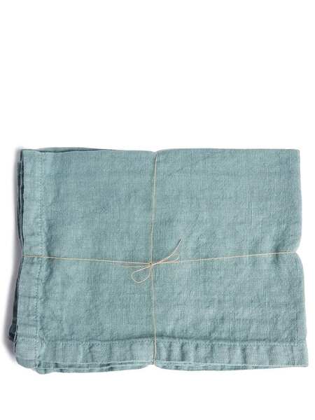  Once Milano Set Of Two Linen Placemats - Blue 