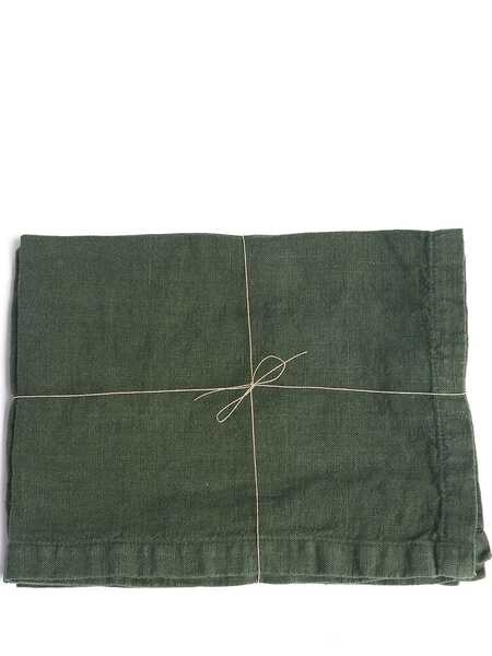  Once Milano Set Of Two Linen Placemats - Green 