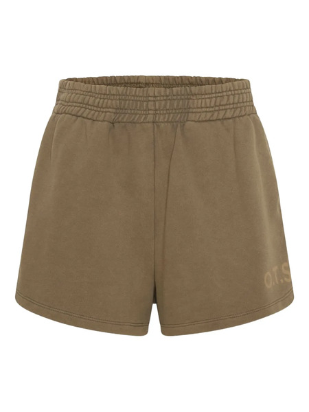  One Teaspoon Elasticated Logo Shorts - Neutrals 