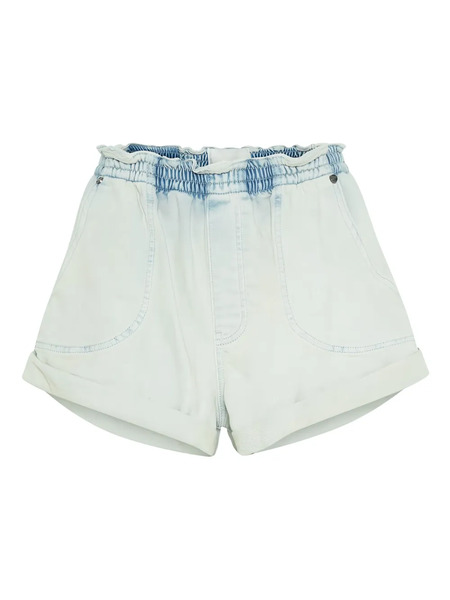  One Teaspoon Hunters Elasticated Boyfriend Shorts - Blue 