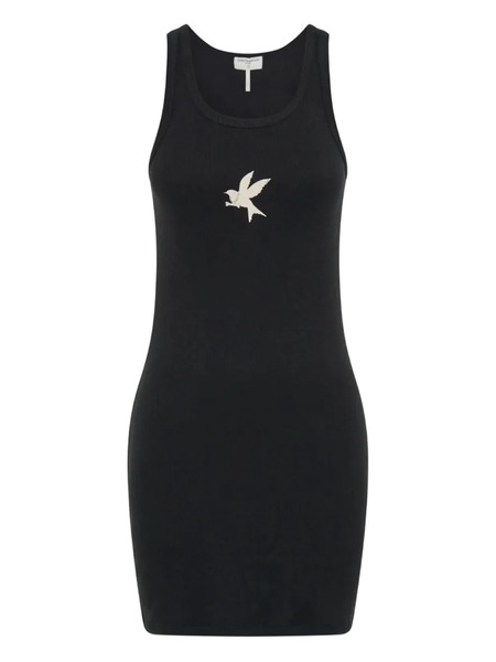  One Teaspoon Logo Mini Dress - Black 