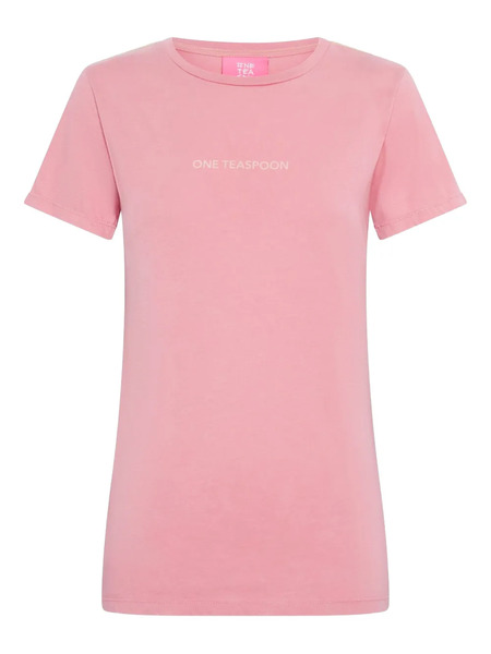  One Teaspoon Logo T-shirt - Pink 