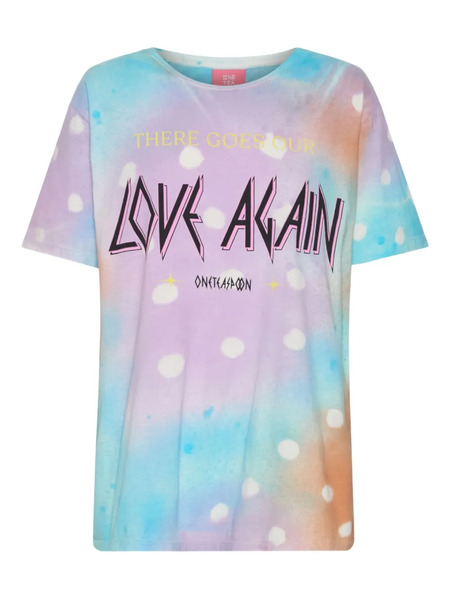  One Teaspoon Tie-dye T-shirt - Blue 