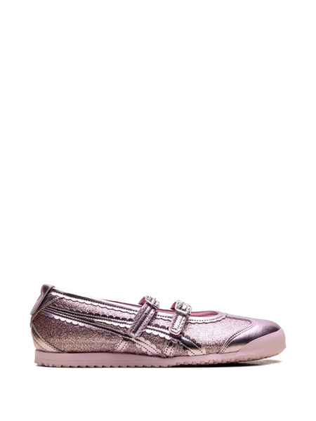  Onitsuka Tiger Mexico 66 Glitter Buckle Sneakers - Pink 