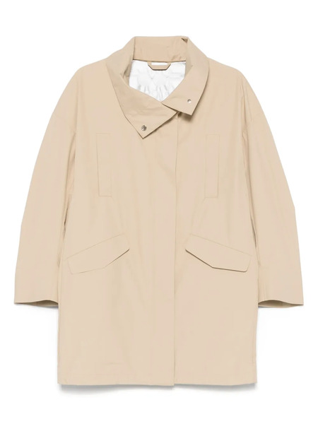  Oof Wear Stand-up Collar Coat - Neutrals 