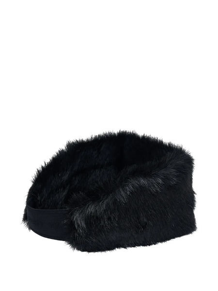  Open Yy Faux-fur Hairband - Black 