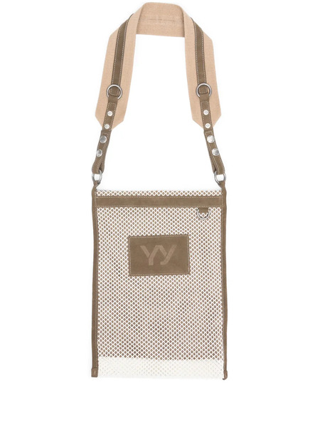  Open Yy Mesh Cross Body Bag - Brown 