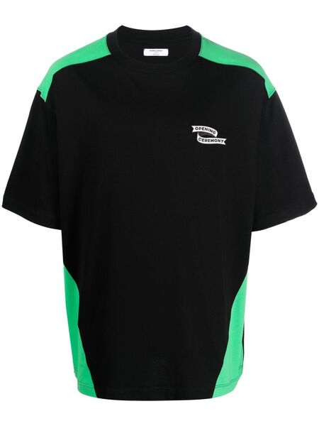  Opening Ceremony Colour-block T-shirt - Black 