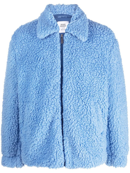  Opening Ceremony Faux-shearling Jacket - Blue 